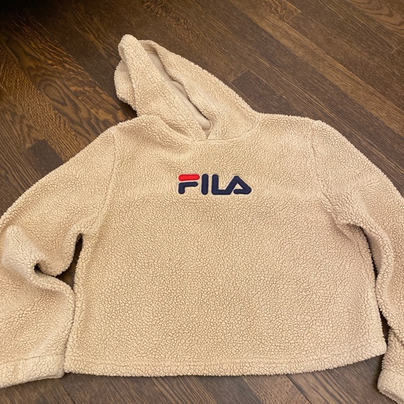 fila fuzzy sweatshirt